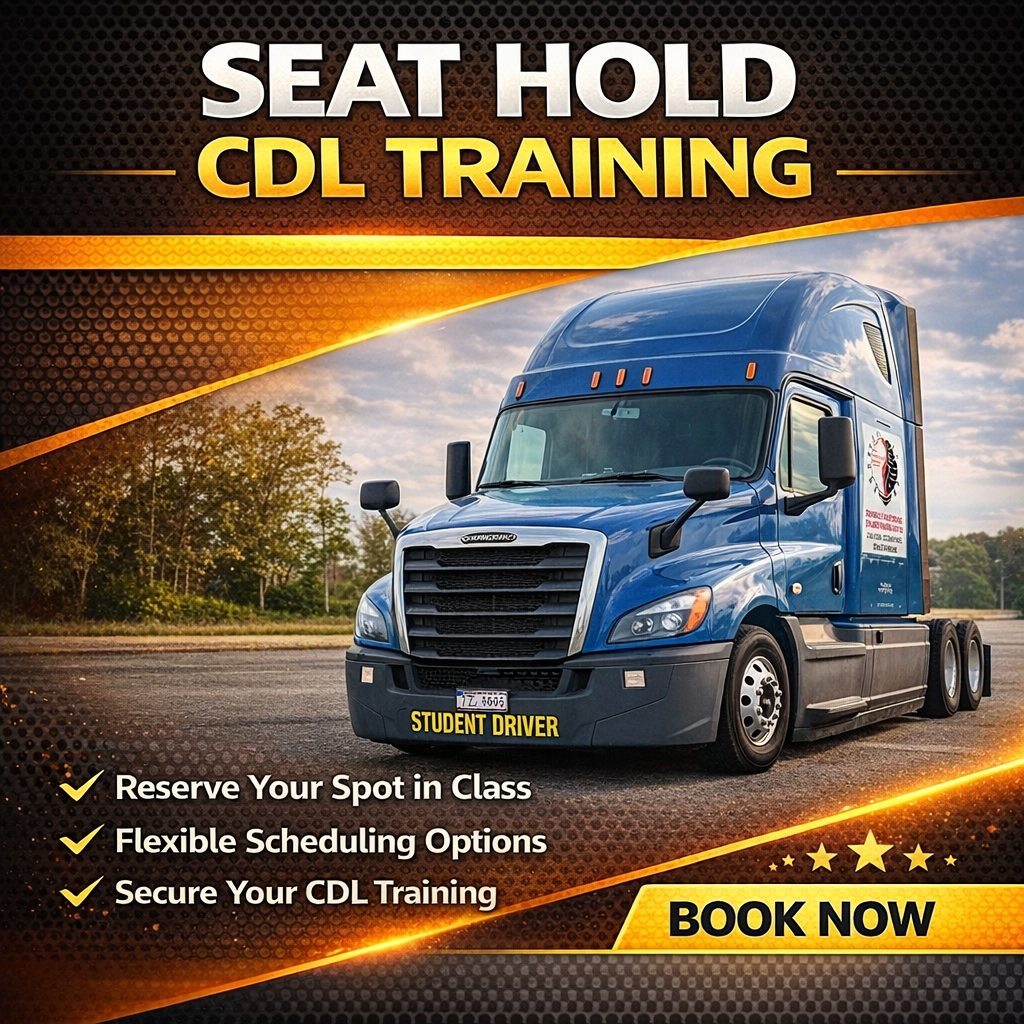 SEAT HOLD CDL TRAINING – Road Knowledge Training Academy